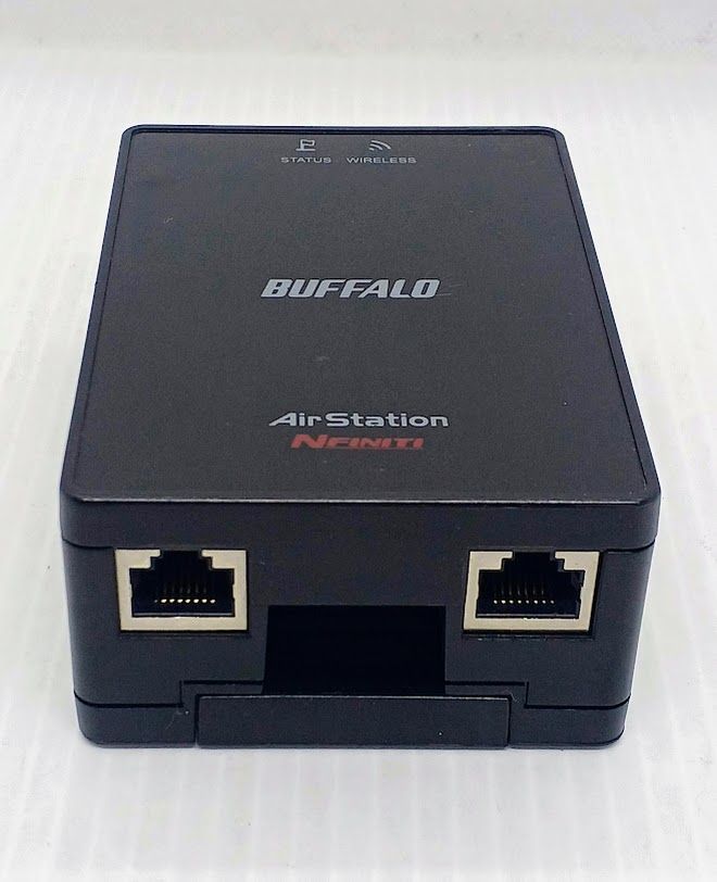 BUFFALO WLAE-AG300N 無線LANルーター 2台セット WLAE-AG300N/V2 ネットワーク対応家電用ワイヤレスユニット(2個セット