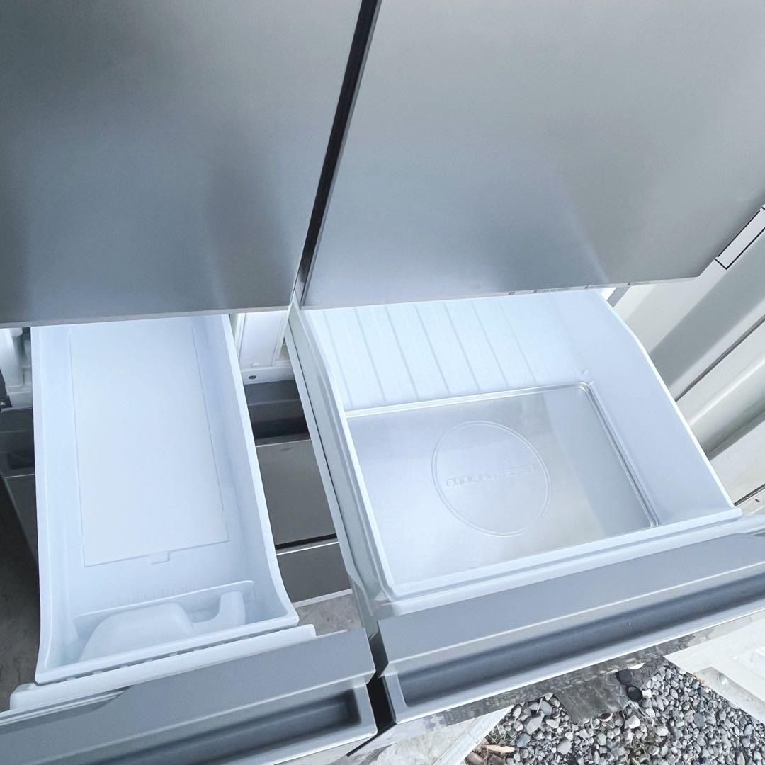 取付無料！パナソニックナノイーX スタイリッシュシルバー6ドア冷蔵庫！洗濯機 取付無料！パナソニックナノイーX スタイリッシュシルバー6ドア