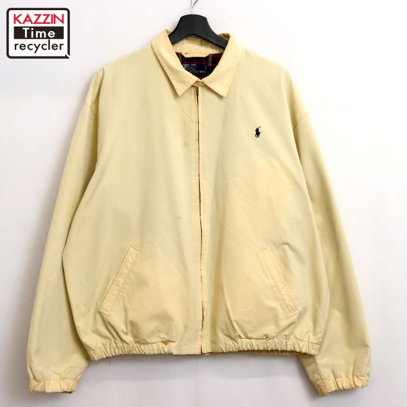 90s vintage RALPH LAUREN 裏地チェック スイングトップ メンズ