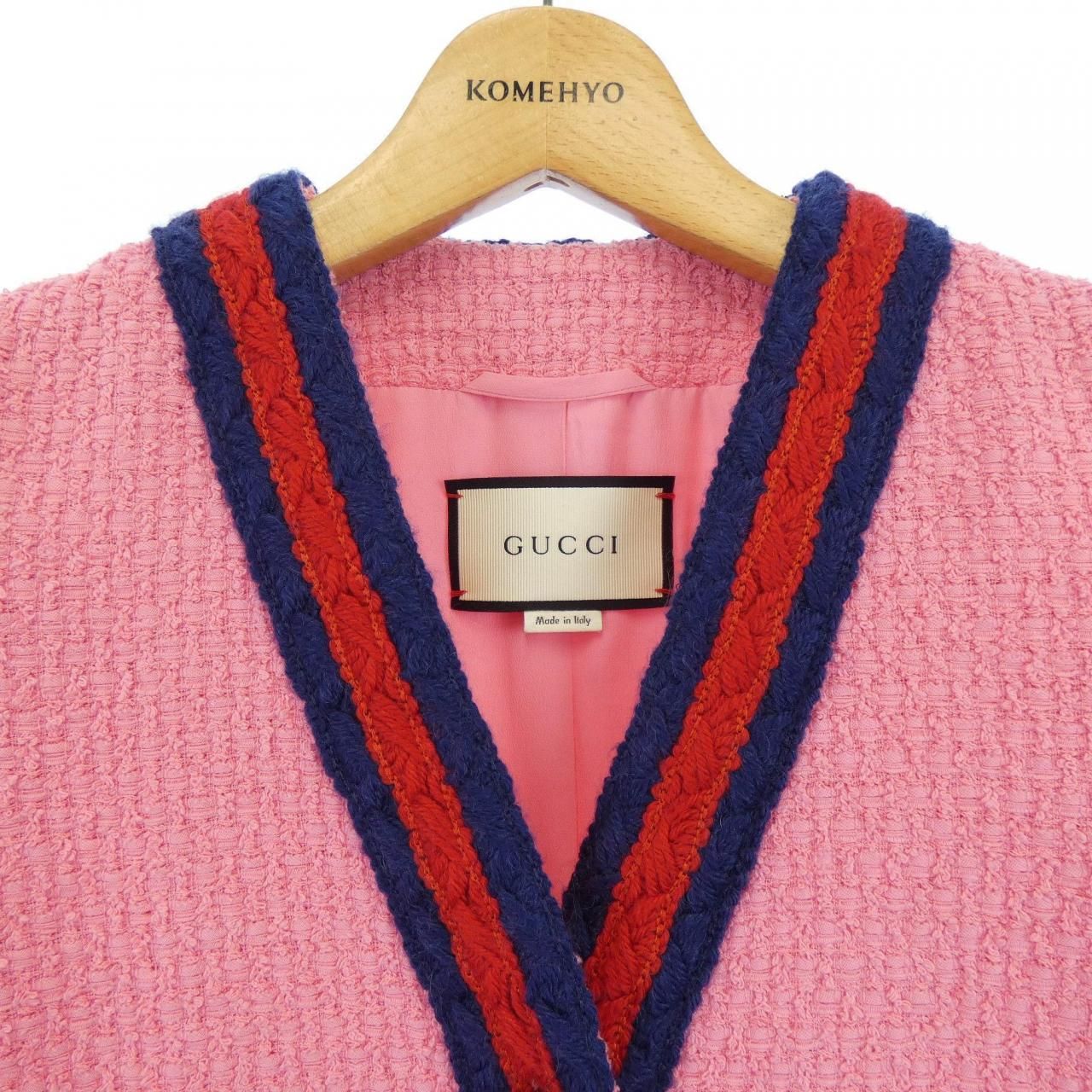 グッチ GUCCI ノーカラージャケット - メルカリ