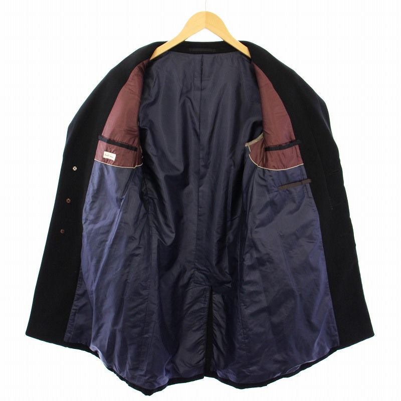 Paul Smith ピーコート 黒 ウール 日本製 PS ポールスミス メルトンウールピーコート メタルボタン