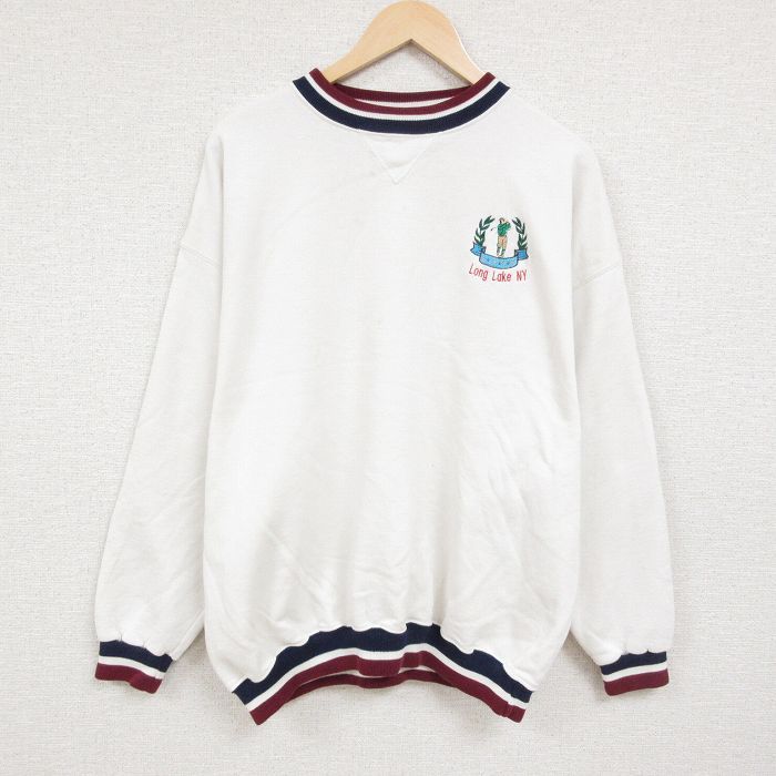 XL/古着 長袖 スウェット メンズ 90s ゴルフ 大きいサイズ