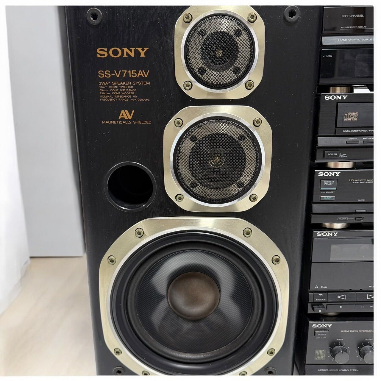 ☆ SONY ソニー システムコンポ V715 ST-V715TV TA-V715 CDP