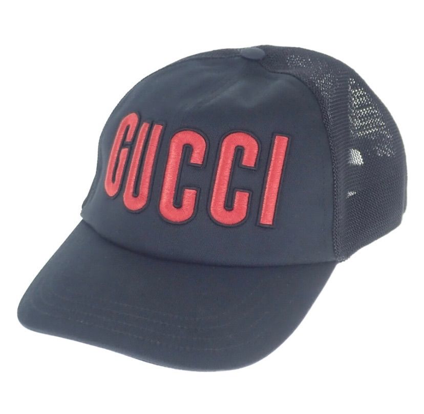 【中古Aランク 】GUCCI ﾊﾟｯﾁ付ﾍﾞｰｽﾎﾞｰﾙｷｬｯﾌﾟ 帽子