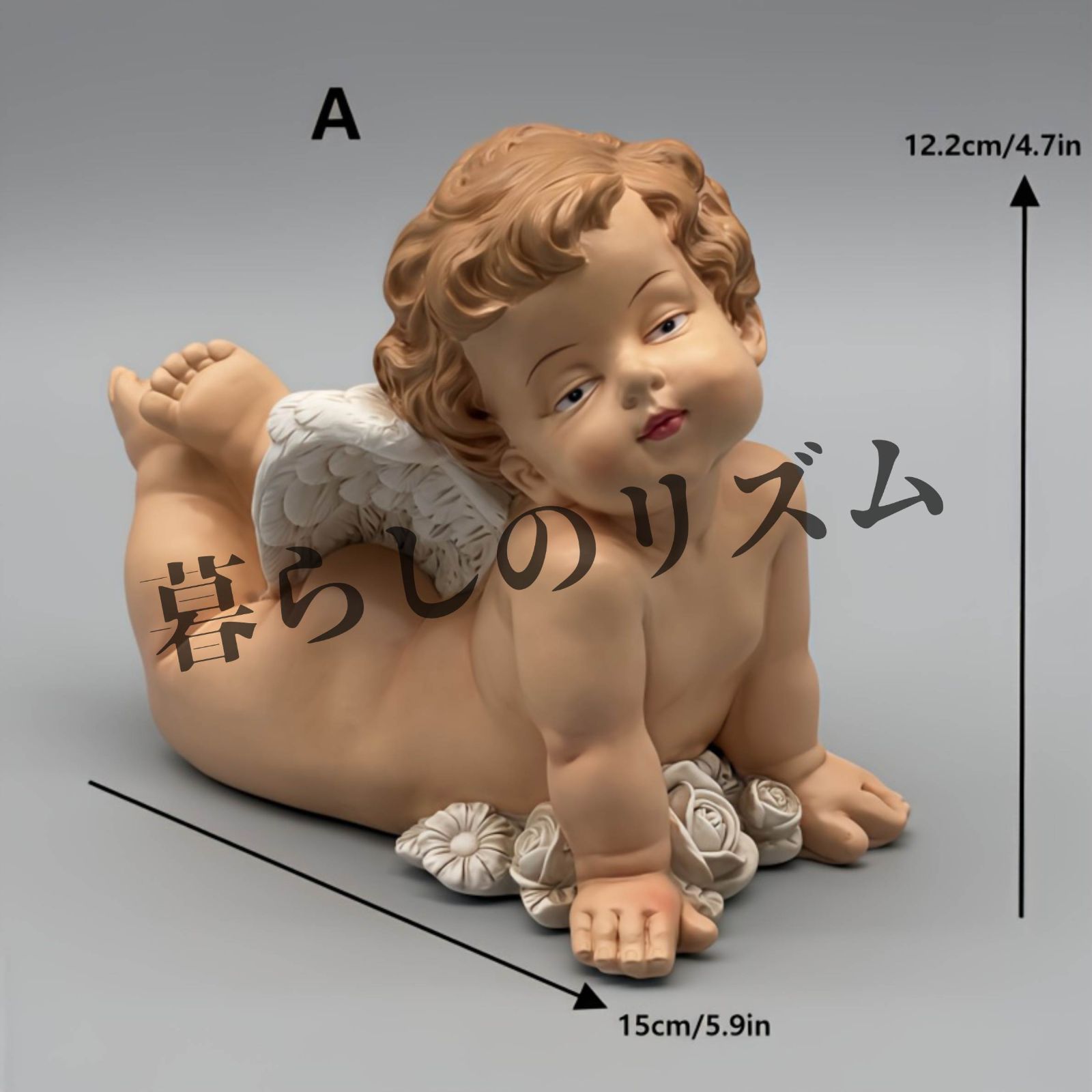 天使像 ユニークなポーズ