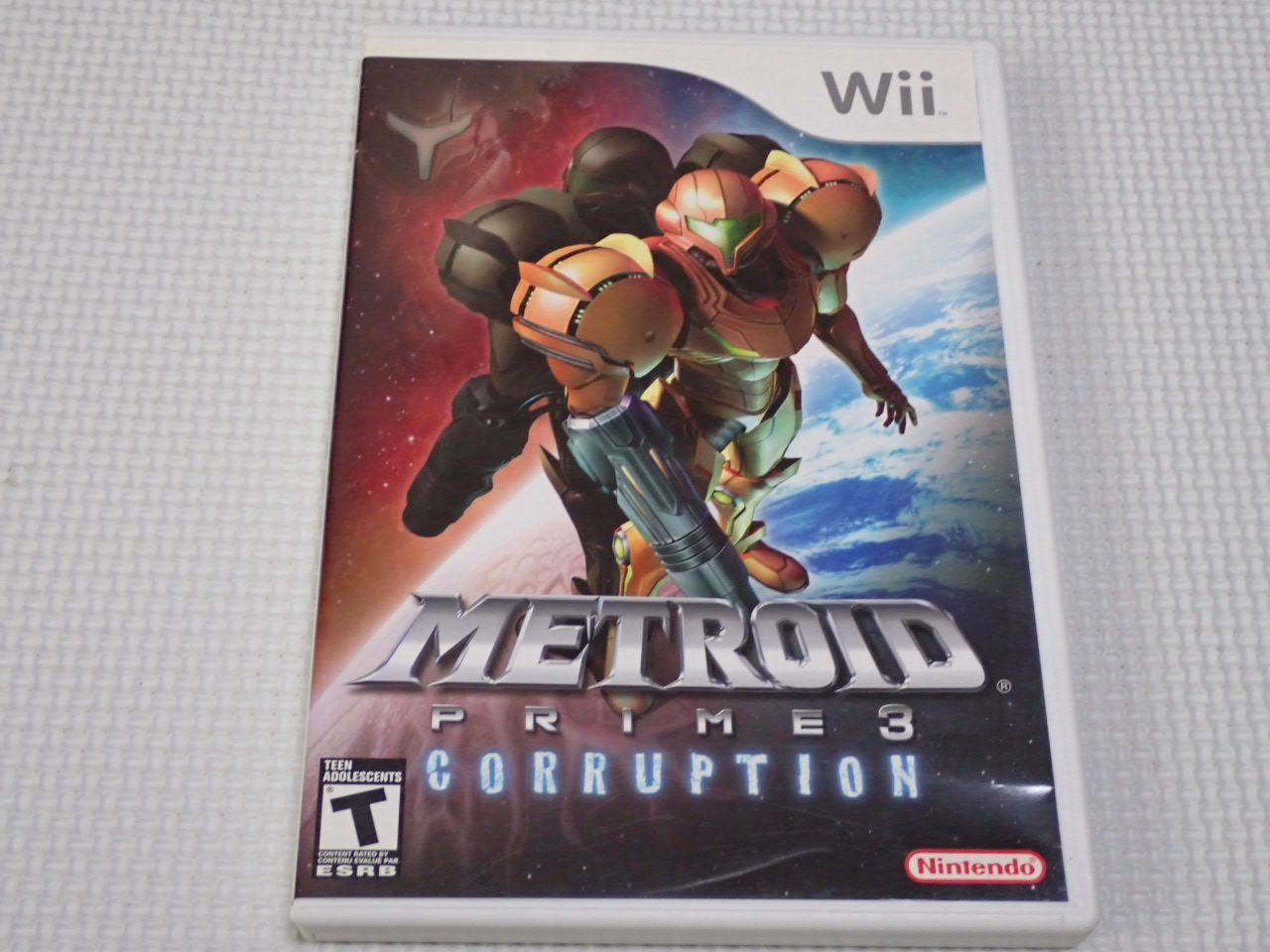 Wii METROID PRIME 3 CORRUPTION 海外版 北米版 説明書付 ソフト付 動作 済