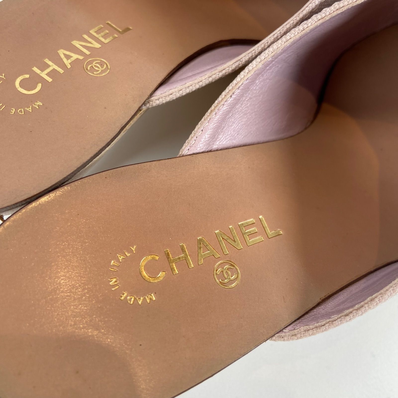 CHANEL シャネル サンダル パンプス ココマーク ミュール フラワー 箱