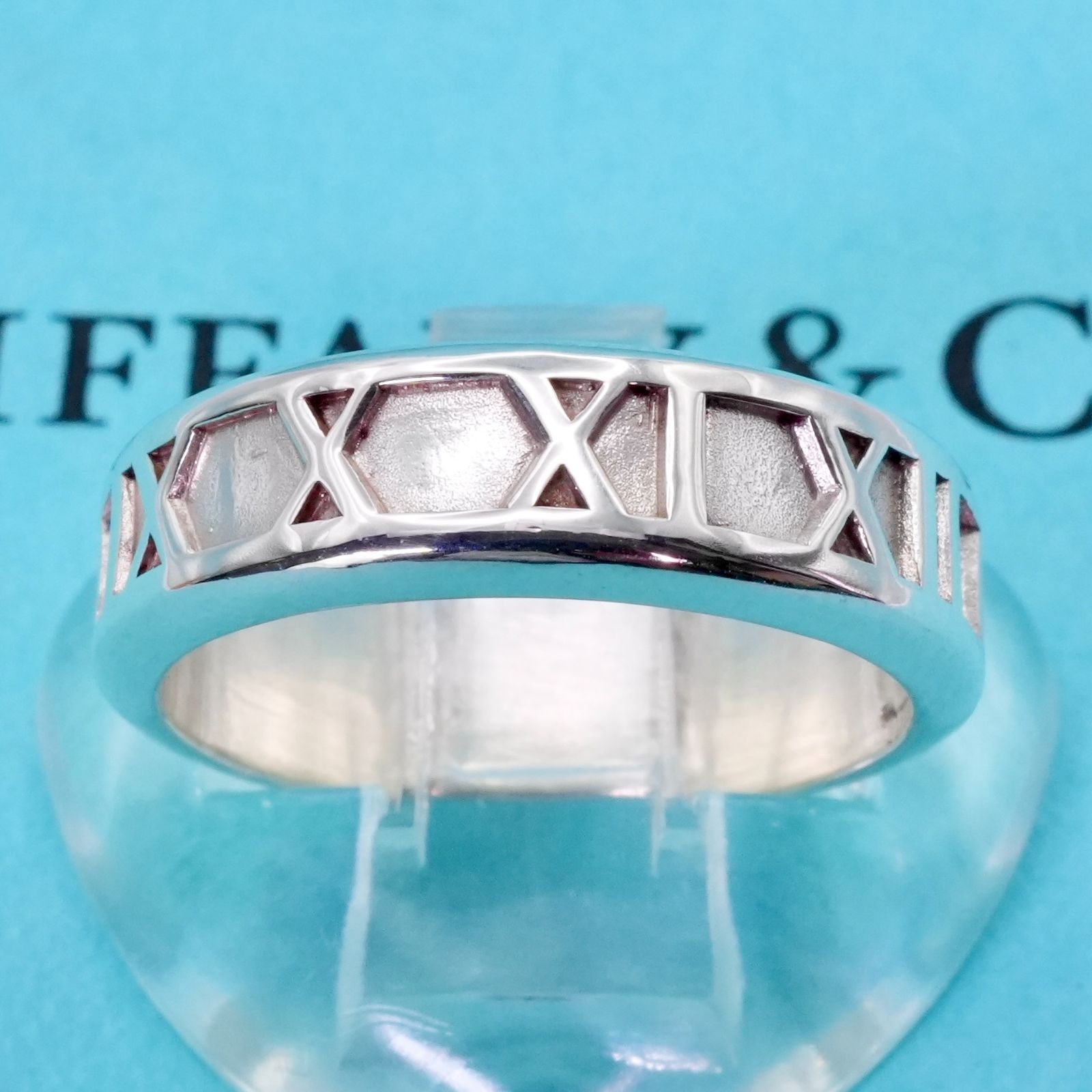 19号 ティファニー アトラス シルバー リング メンズ|25-1255S