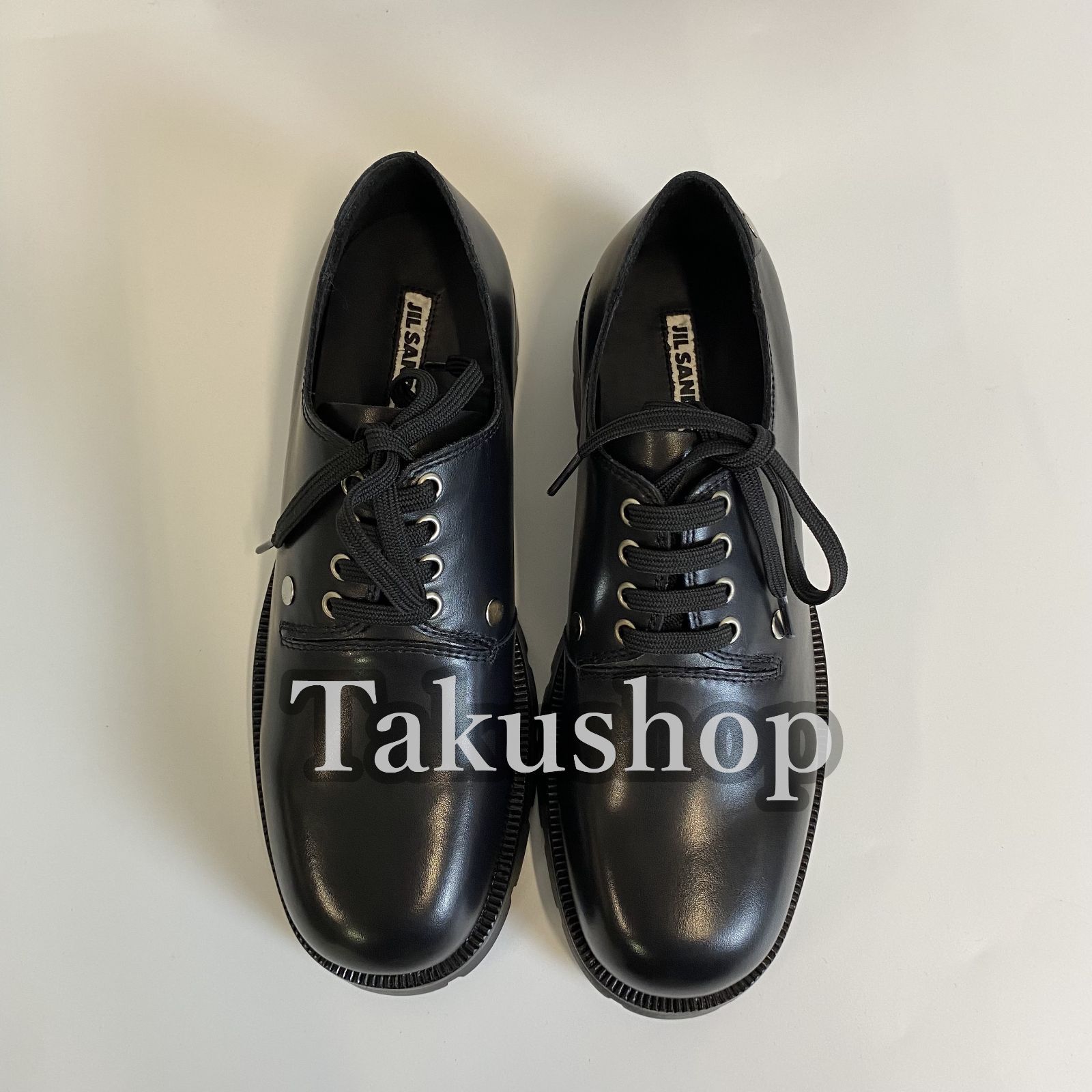 深水光太着用 jilsander studs derby shoes