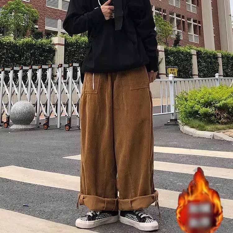 コーデュロイパンツ サルエルパンツ メンズ ロングパンツ テーパード