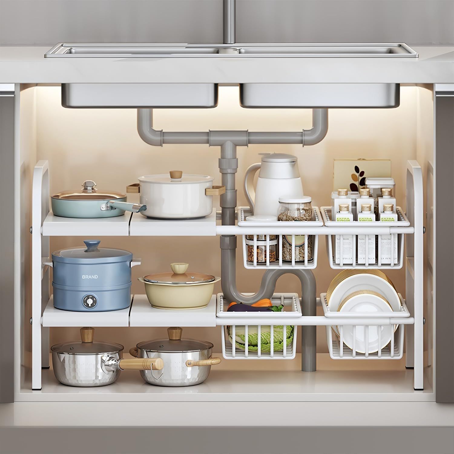 ニトリ キッチンカウンター(レジューム90QH-R DBR) : ニトリ Yahoo!店