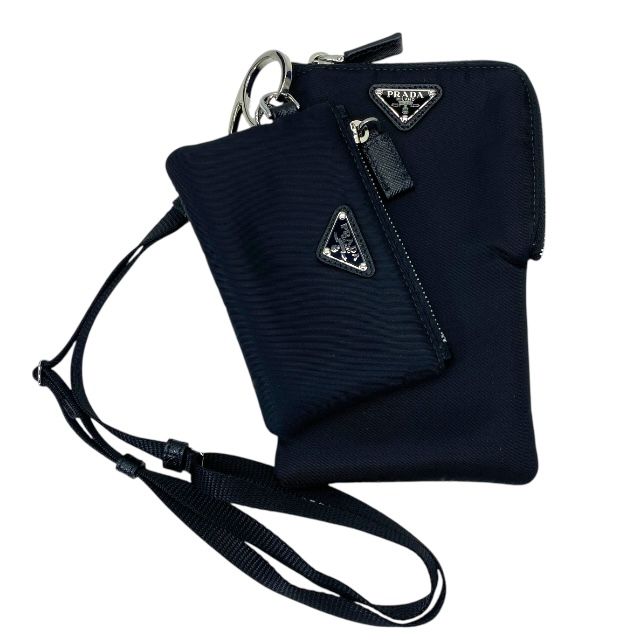 プラダ 2TT091 ショルダーバッグ ネックストラップ 携帯ケース ポーチ コインケース トライアングルロゴ ナイロン PRADA レディース 女性 メンズ 男性 ユニセックス ギフト プレゼント バッグ カバン 財布 小物 ジュエリー