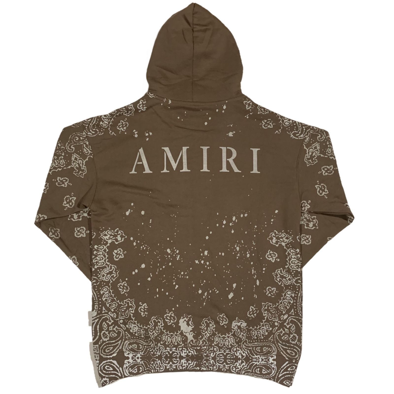 AMIRI バンダナ柄 フード付きパーカー AMIRI バンダナ パーカー | ブラック | FARFETCH JP