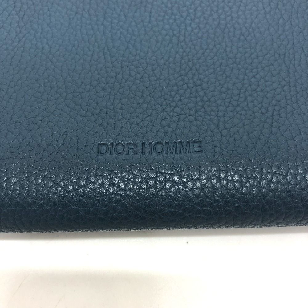 DIOR HOMME ディオール・オム ロゴ ラウンドファスナー サイフ 長財布