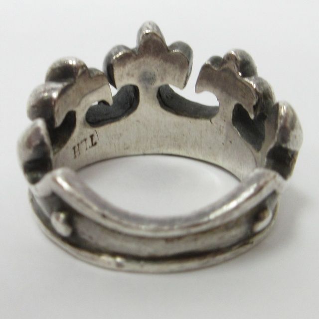 TLH リング 指輪 クラウンモチーフ 王冠 シルバー925 銀 silver 約16号 