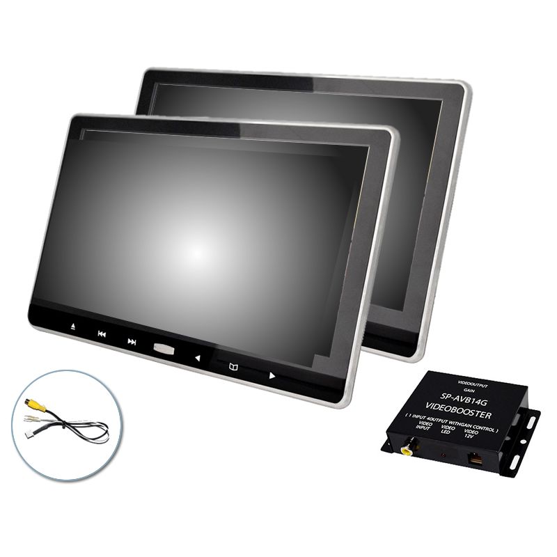 カーナビ モニター ヘッドレスト用 アルパイン カーナビ対応 11.6インチ ヘッドレストモニター 2台 DVD