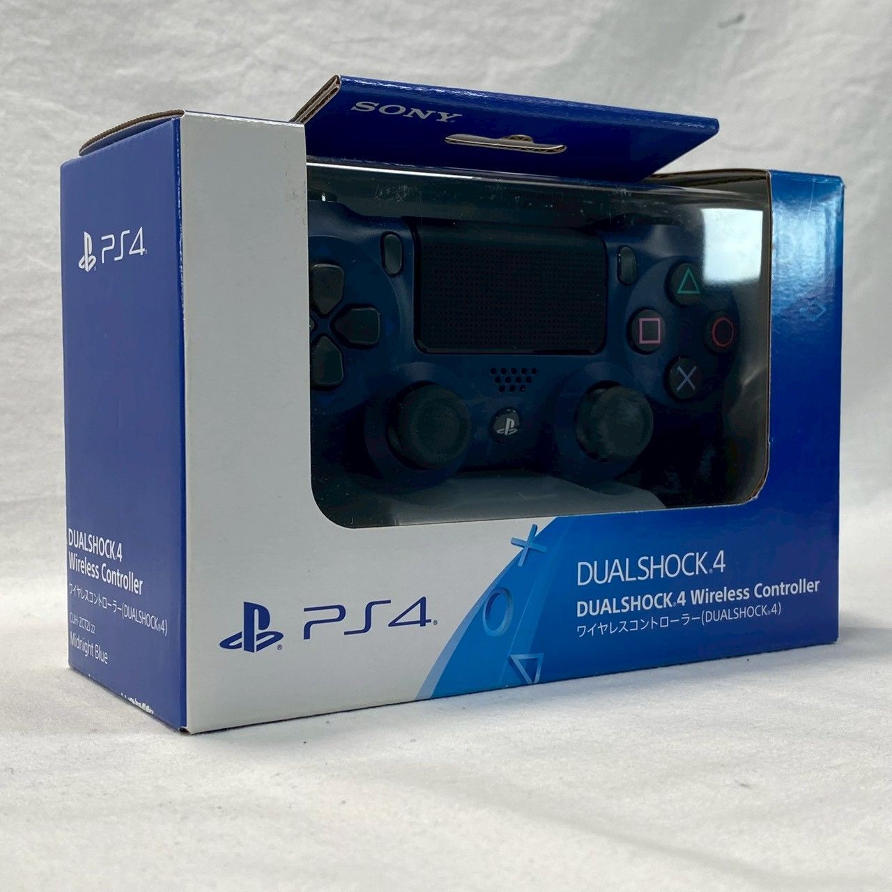 PS4 純正コントローラー DUALSHOCK4 ミッドナイトブルー CUH-ZCT2J No.4096