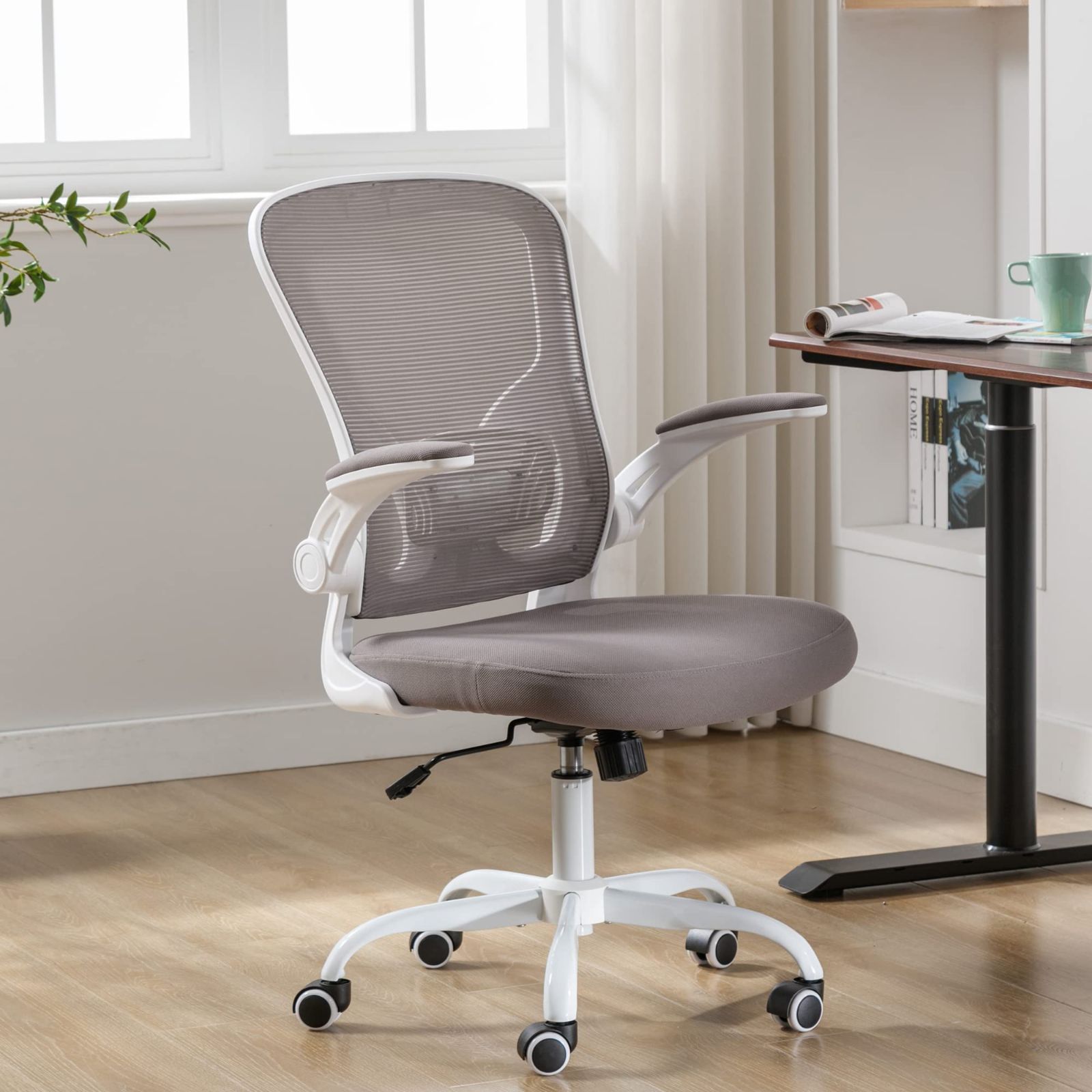色: Gray】オフィスチェア デスクチェア Okeysen 椅子 テレワーク-