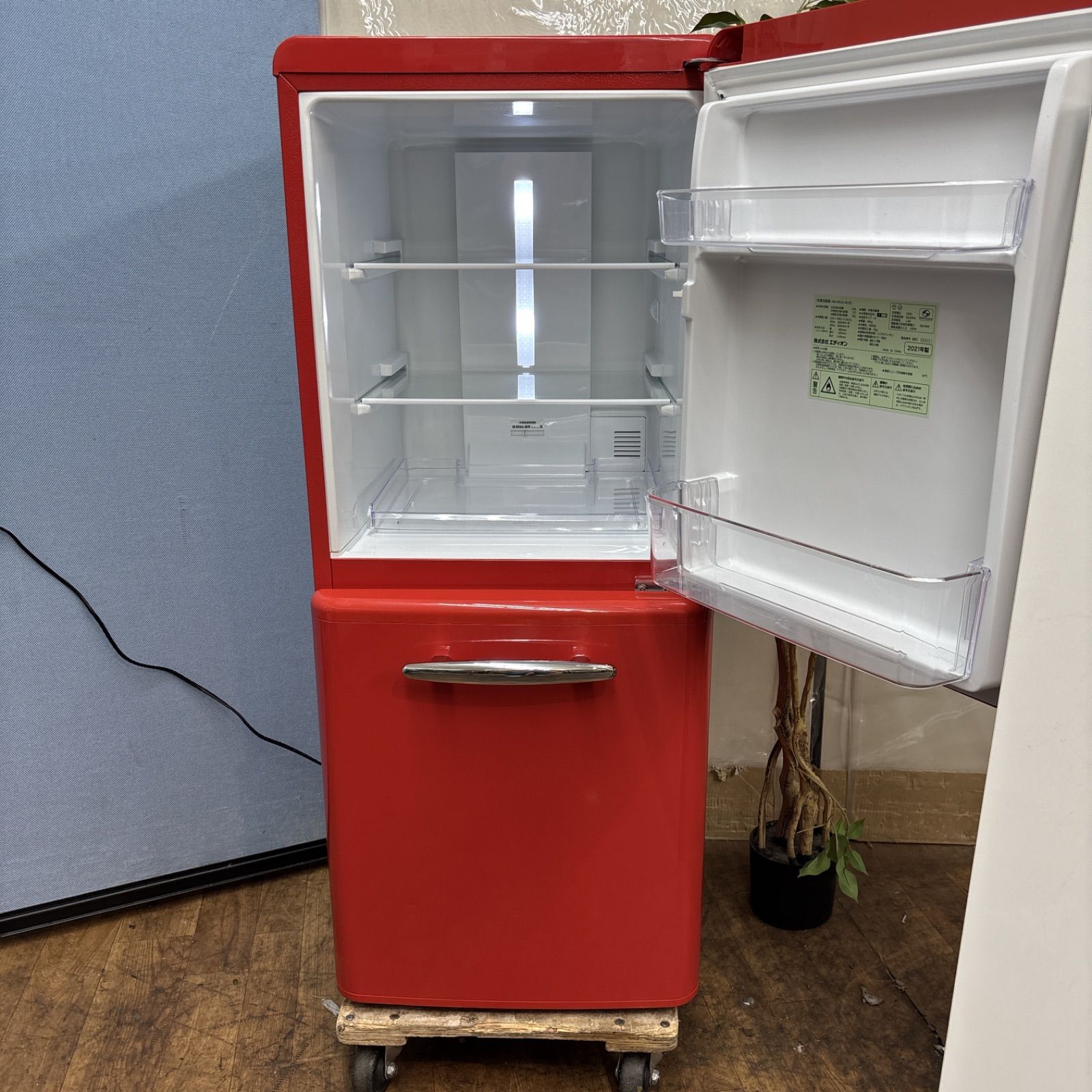 e angle （イーアングル）149L 2ドア冷蔵庫 送料込み e-angle イー