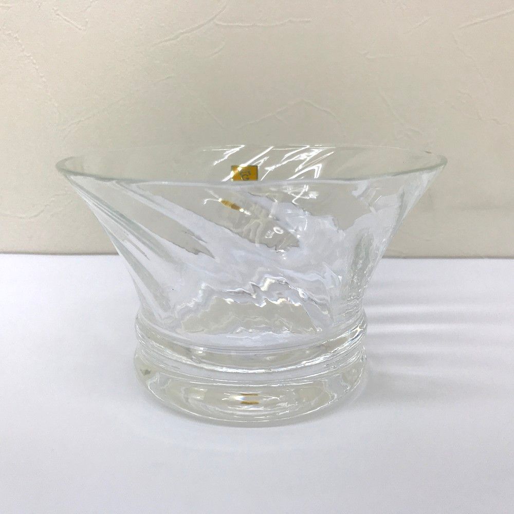 kuroro様アデリアクリスタル　瑠璃　切子　フラワーベース　【未使用保管品】 取寄品 クリスタル花器 フラワーベース アウトゥーレ S 花瓶 F