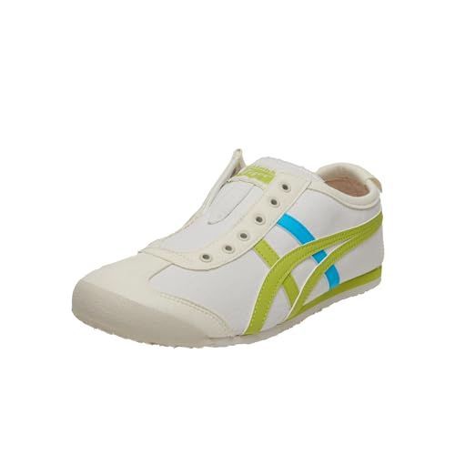 [オニツカタイガー] スニーカー MEXICO 66 SLIP-ON CREAM/NEON LIME 25.0 cm