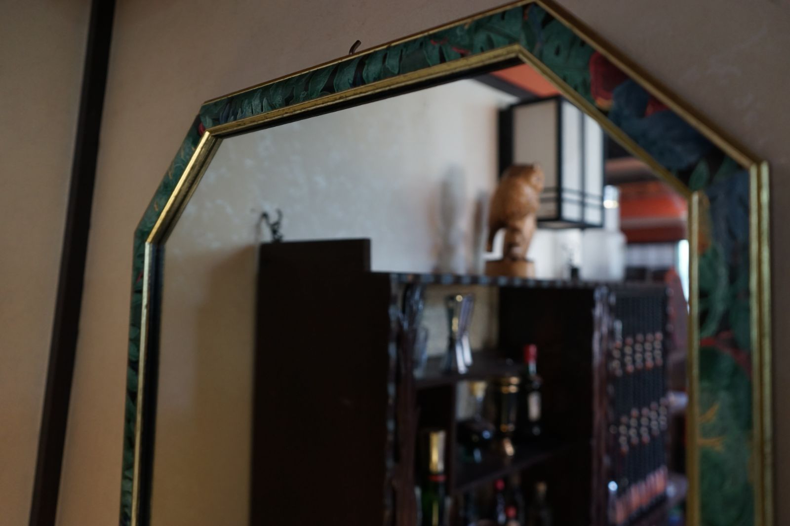 鏡 ウォールミラー 壁掛け鏡 イタリア アンティーク調 インテリア レトロ 昭和レトロ アンティーク ヴィンテージ