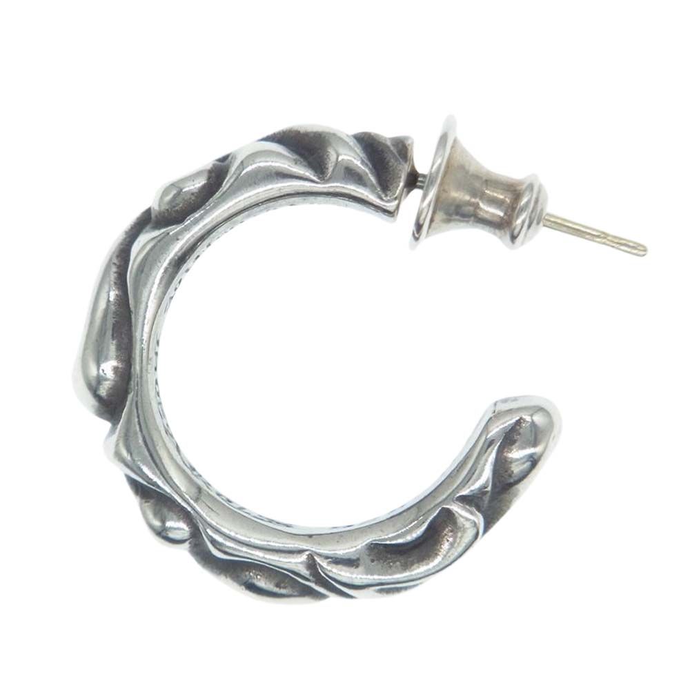 CHROME HEARTS クロムハーツ（原本無） ピアス スクロール フープ ピアス シルバー系【中古】