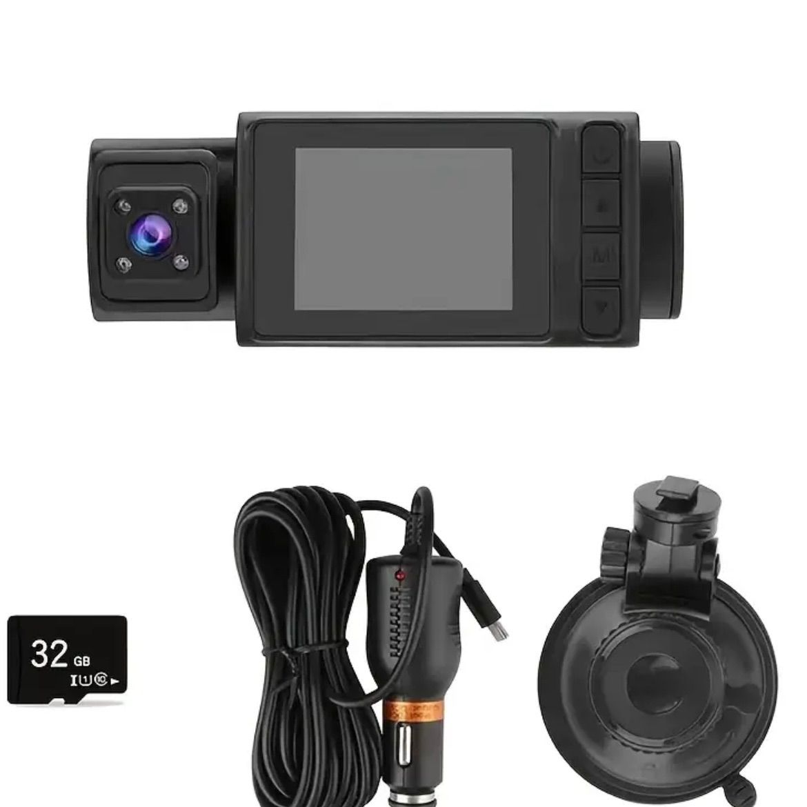 ドライブレコーダー フロント リア インテリア 3チャンネル ダッシュ