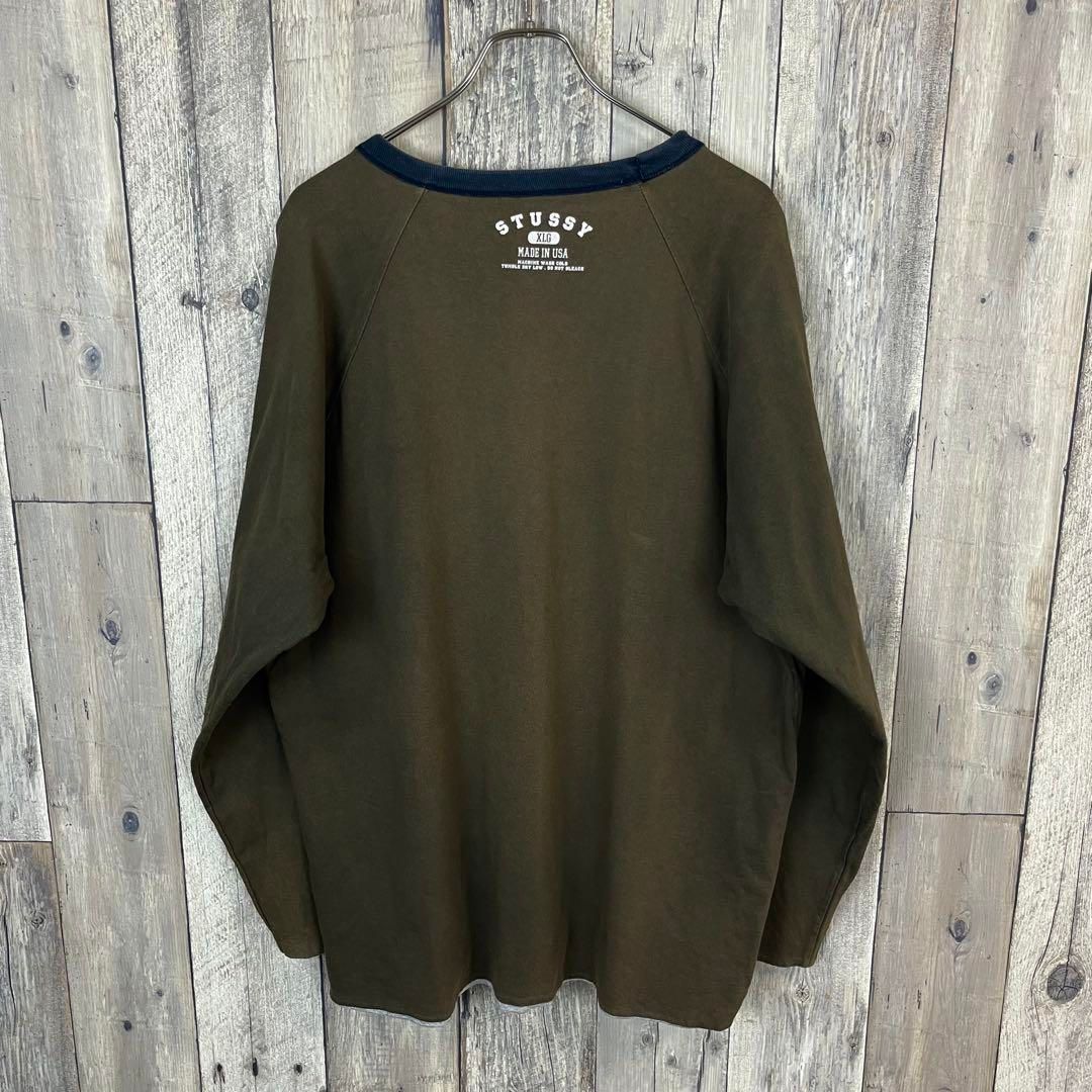 OLD STUSSY stussy 90s ステューシー リバーシブル 長袖 Tシャツ ロンT 