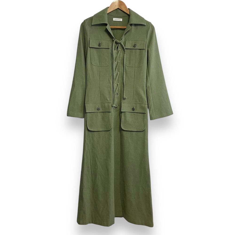 美品 21AW MADISONBLUE マディソンブルー 長袖 レースアップ 美品 21AW MADISONBLUE マディソンブルー 長袖 レースアップ