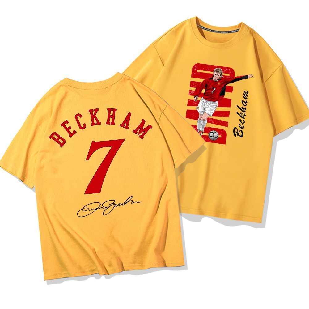 デビッド・ベッカム Tシャツ 7番 サッカー デビッド・ベッカム Tシャツ メンズ 半袖 吸汗速乾