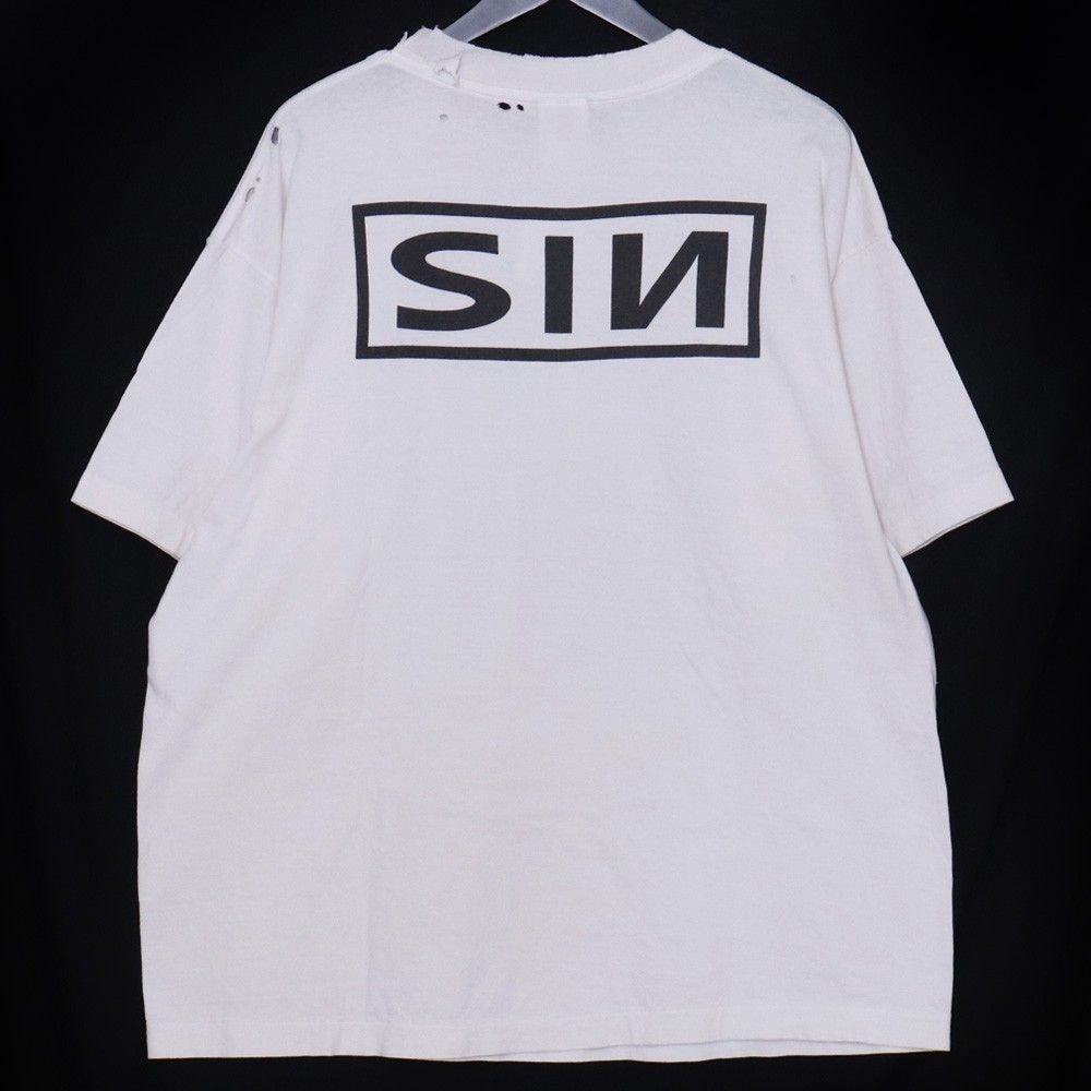 未使用 SAINT MICHAEL SS TEE SAINT YOURSELF WHITE Lサイズ