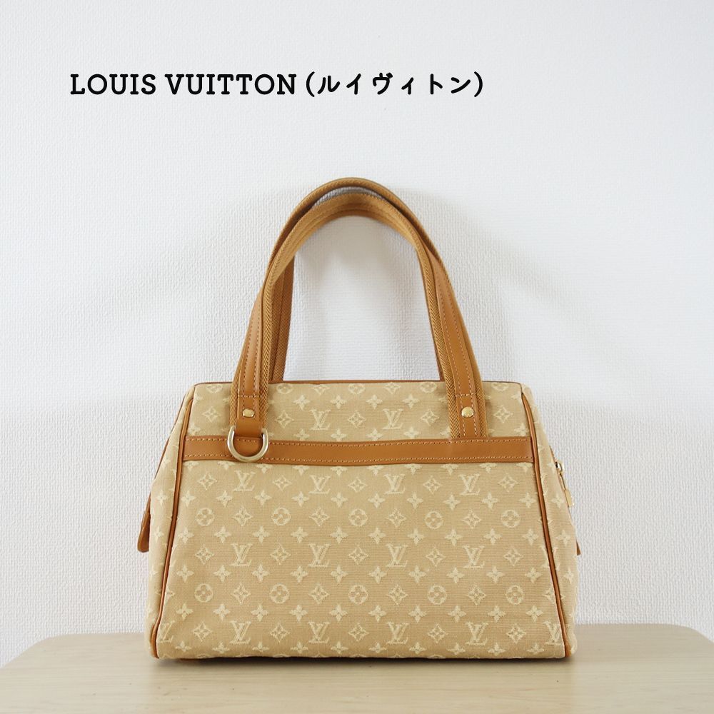 (中古)LOUIS VUITTON ルイ・ヴィトン ジョセフィーヌPM ハンドバッグ モノグラムミニ ミニボストンバッグ ベージュ LO20201229003