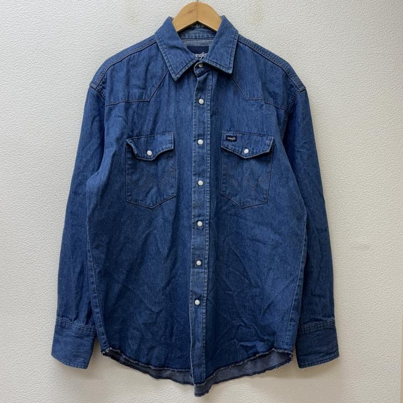 Wrangler ラングラー シャツ、ブラウス 長袖 80年代頃 ビンテージ 紺タグ SCOVILL スコビル ボタン デニム ウエスタン