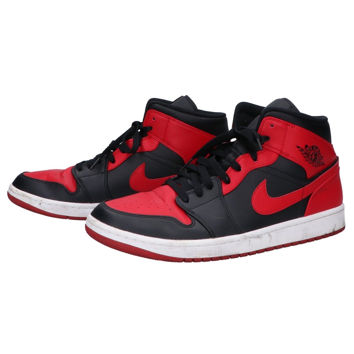 靴 NIKE AIR JORDAN 1 MID 27cm 554724-074 楽天市場】NIKE AIR JORDAN 1 MID BRED black/gym red-white