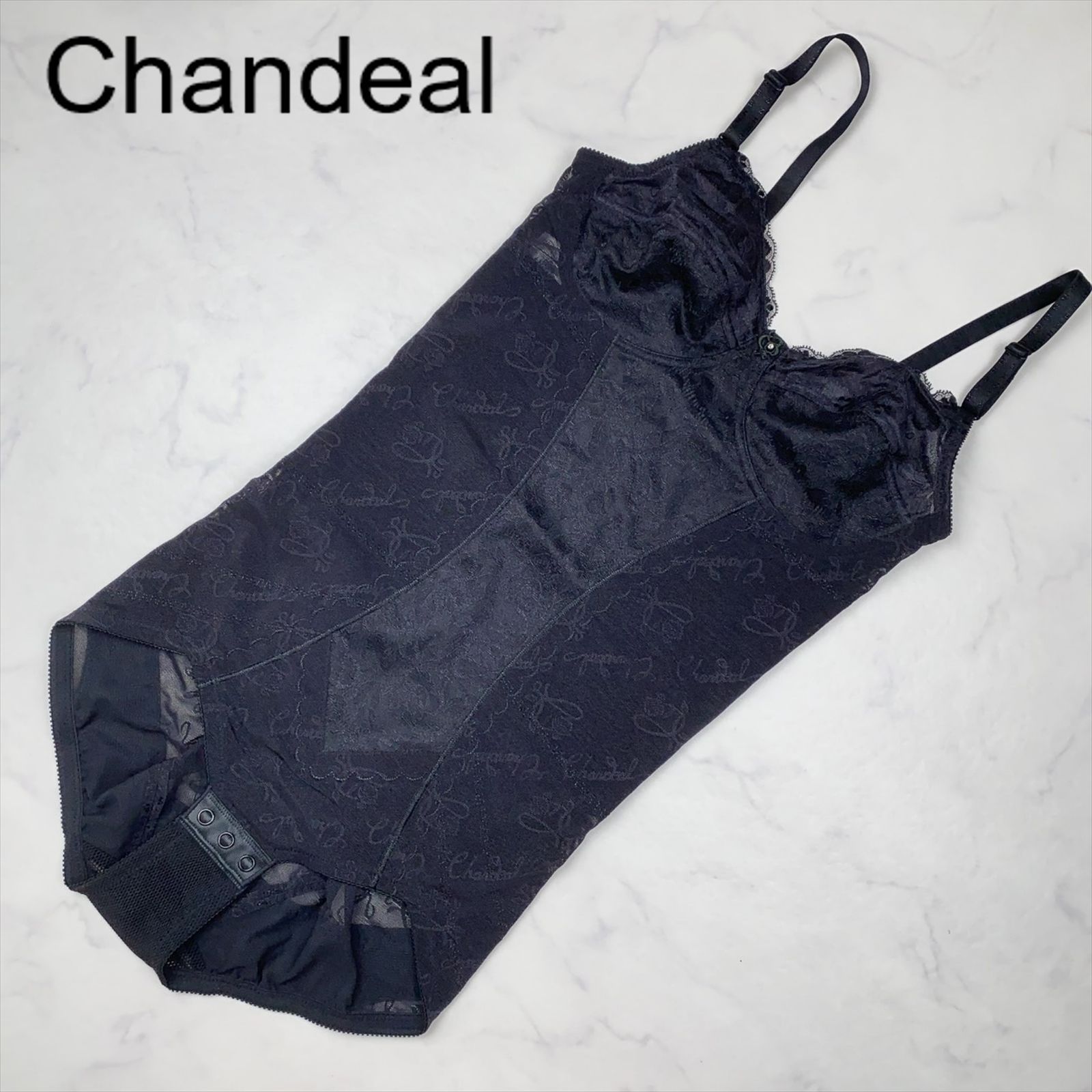 新品未使用】Chandeal シャンデール ボディスーツ C75 BL ブラック