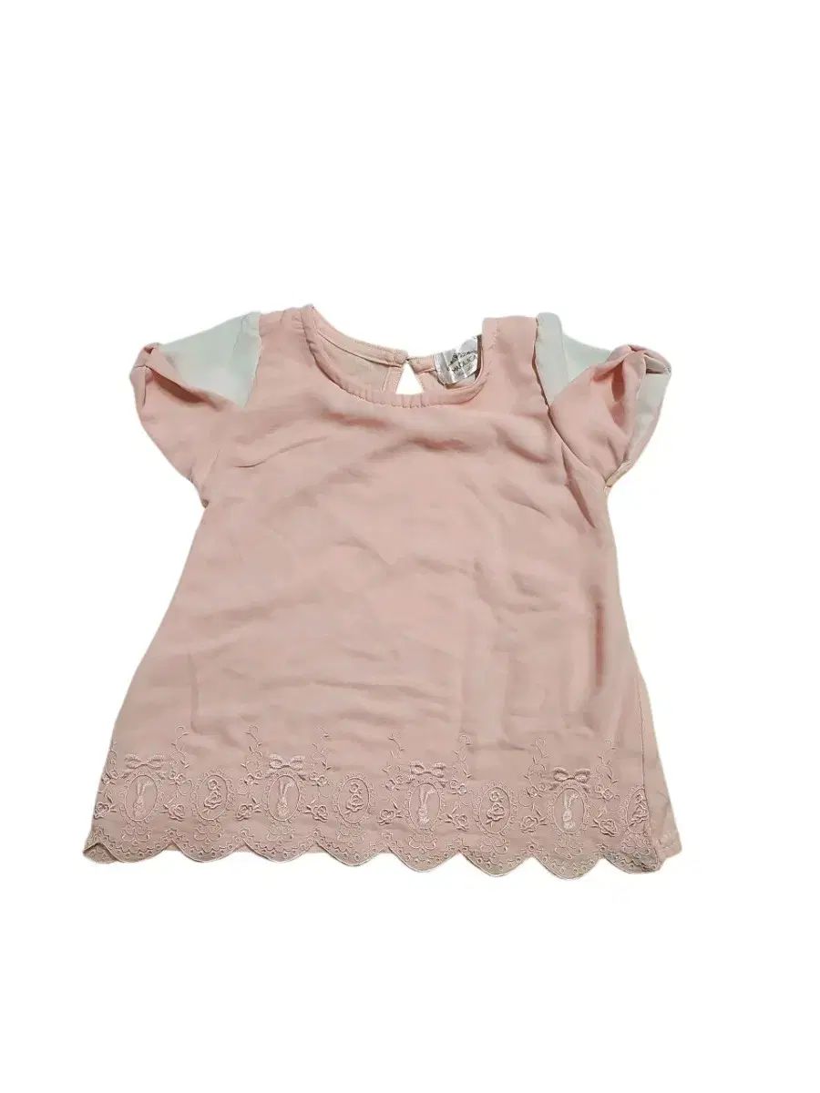 (日本) トゥイーン ブラウス 刺繡 トップス 100