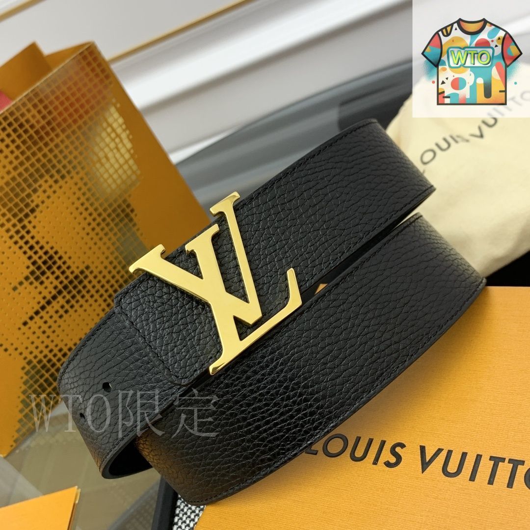 今日WTO】Louis Vuitton ルイヴィトン レザーベルト-CF74 - メルカリ