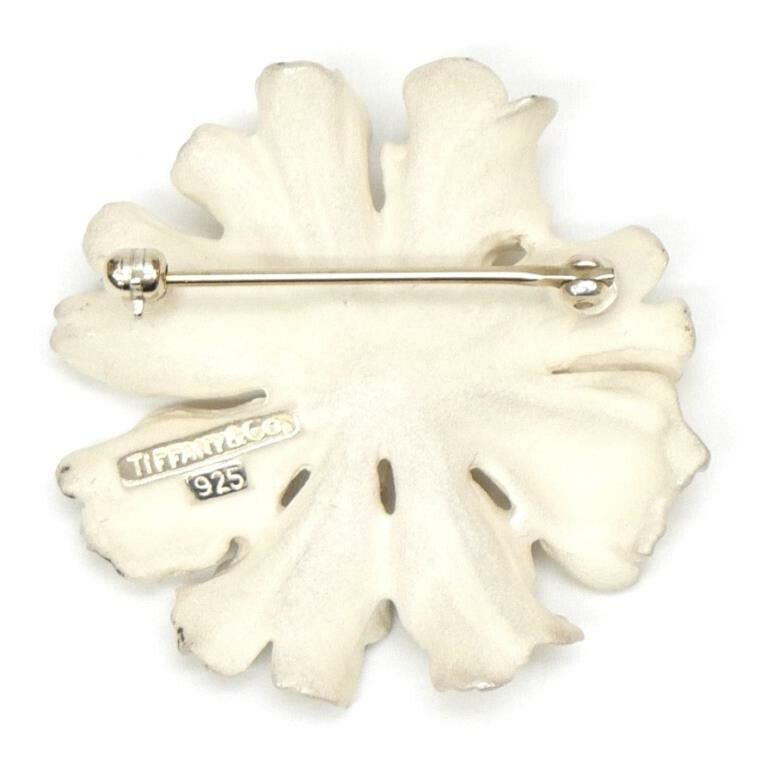 美品 ティファニー ブローチ SV925 シルバー 花 モチーフ TIFFANY&Co. 美品△TIFFANY&Co. ティファニー SV925 フラワー