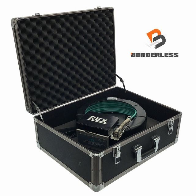 比較的 REX レッキス工業 管内検査カメラ G-ラインスコープII GLS2830-2 充電器 ケース付 G-Line ScopeII 映像 済 配管