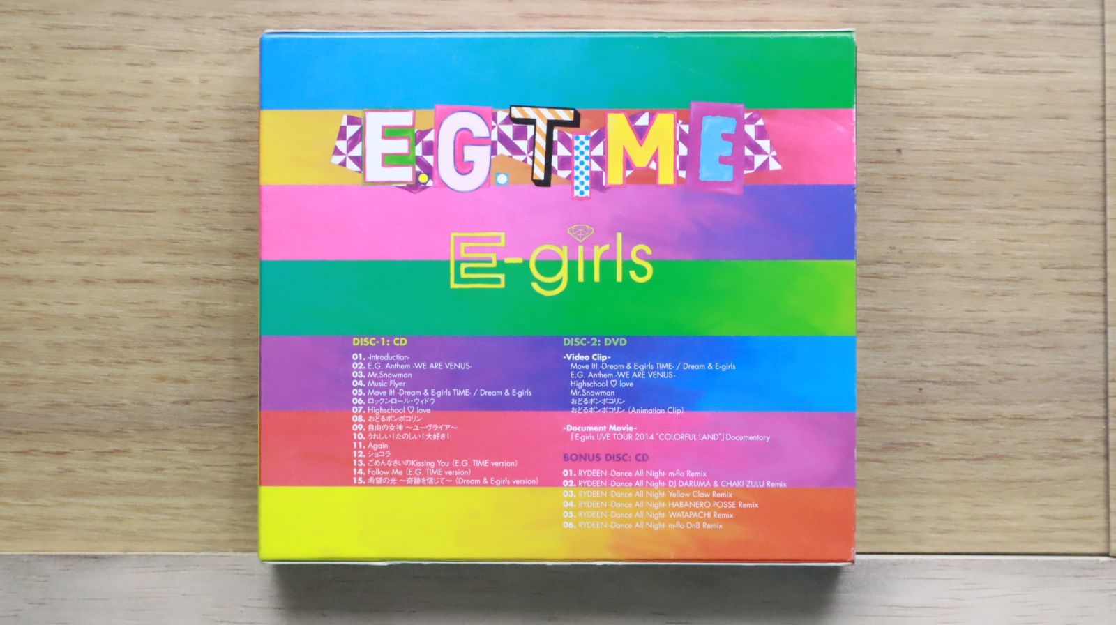 邦楽 E-girls 国内盤CD☆イー・ガールズ/E-girls□ E.G. TIME (CD2枚組+DVD