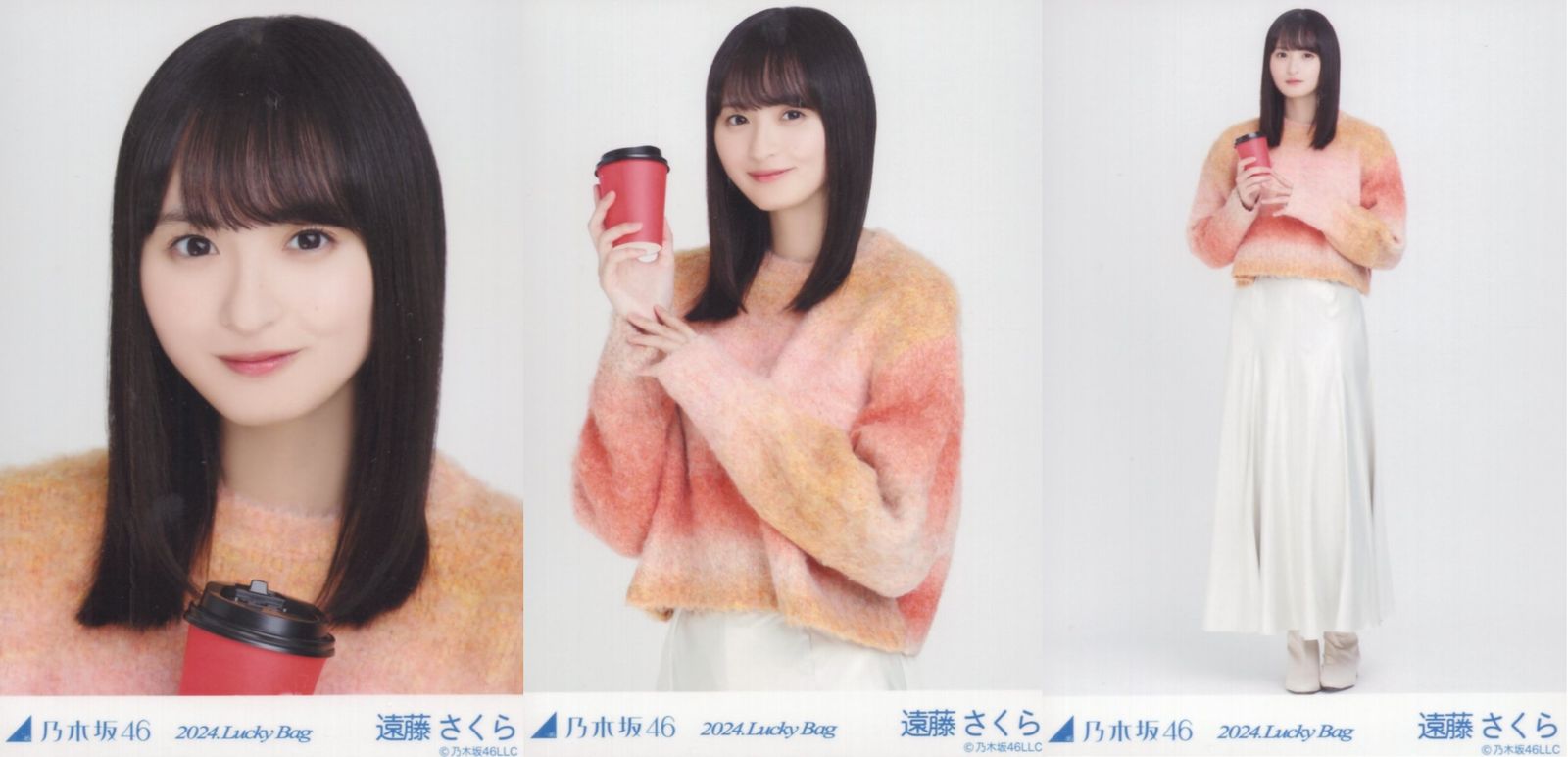乃木坂46 遠藤さくら 2023 Lucky bag カレンダー衣装 生写真 乃木坂46