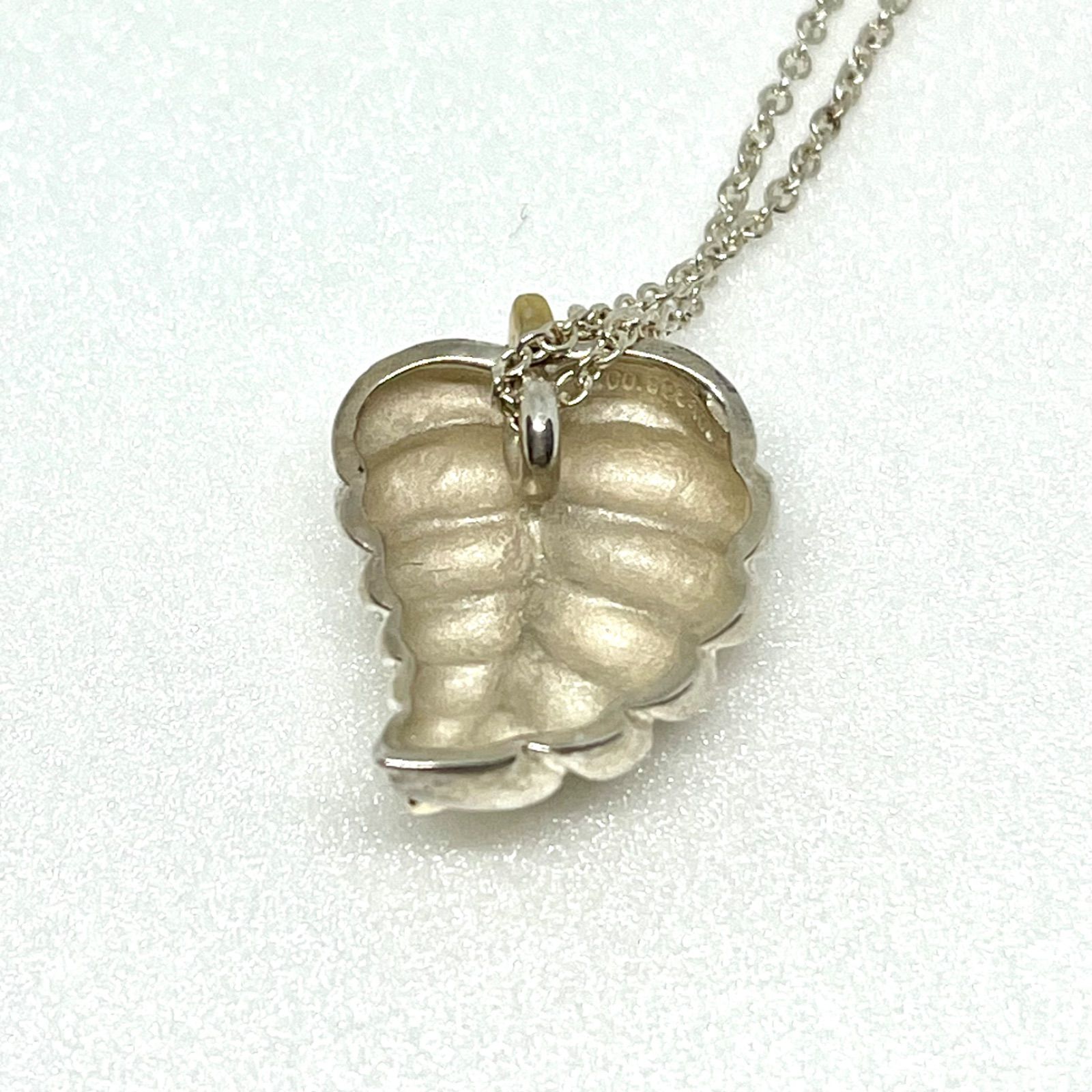 TIFFANY & Co. ティファニー リーフ 葉 モチーフ ネックレス シルバー