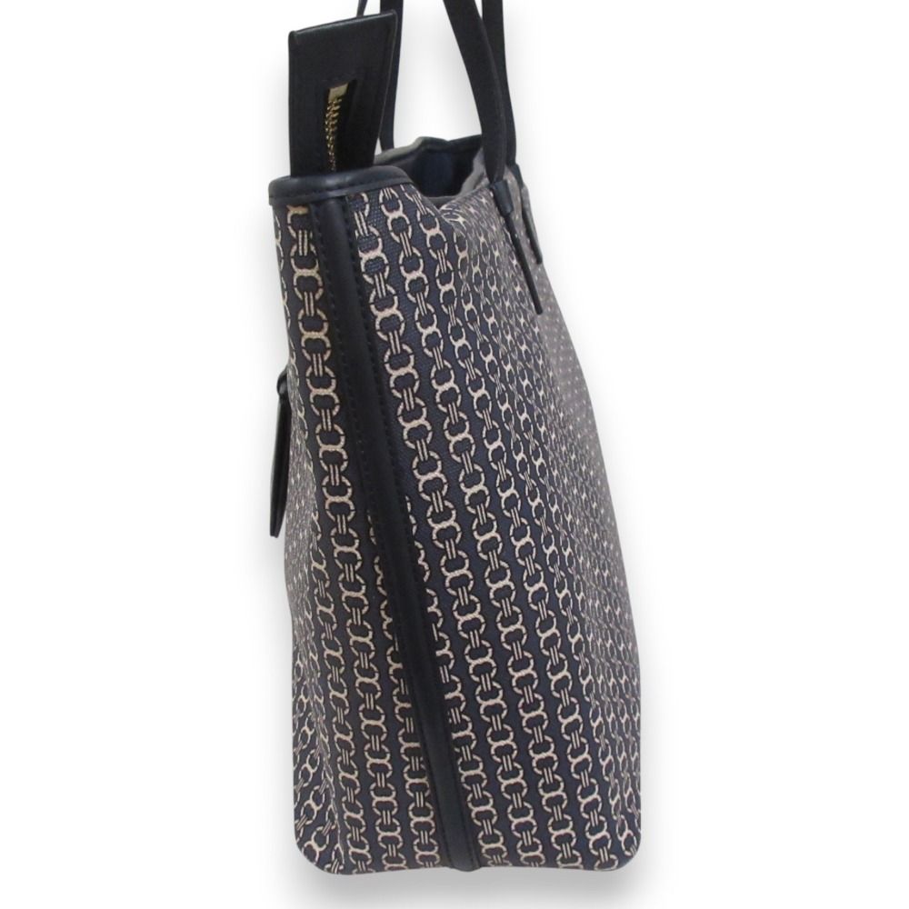 美品 TORY BURCH トリーバーチ ジオロゴ PVC トートバッグ ワン 