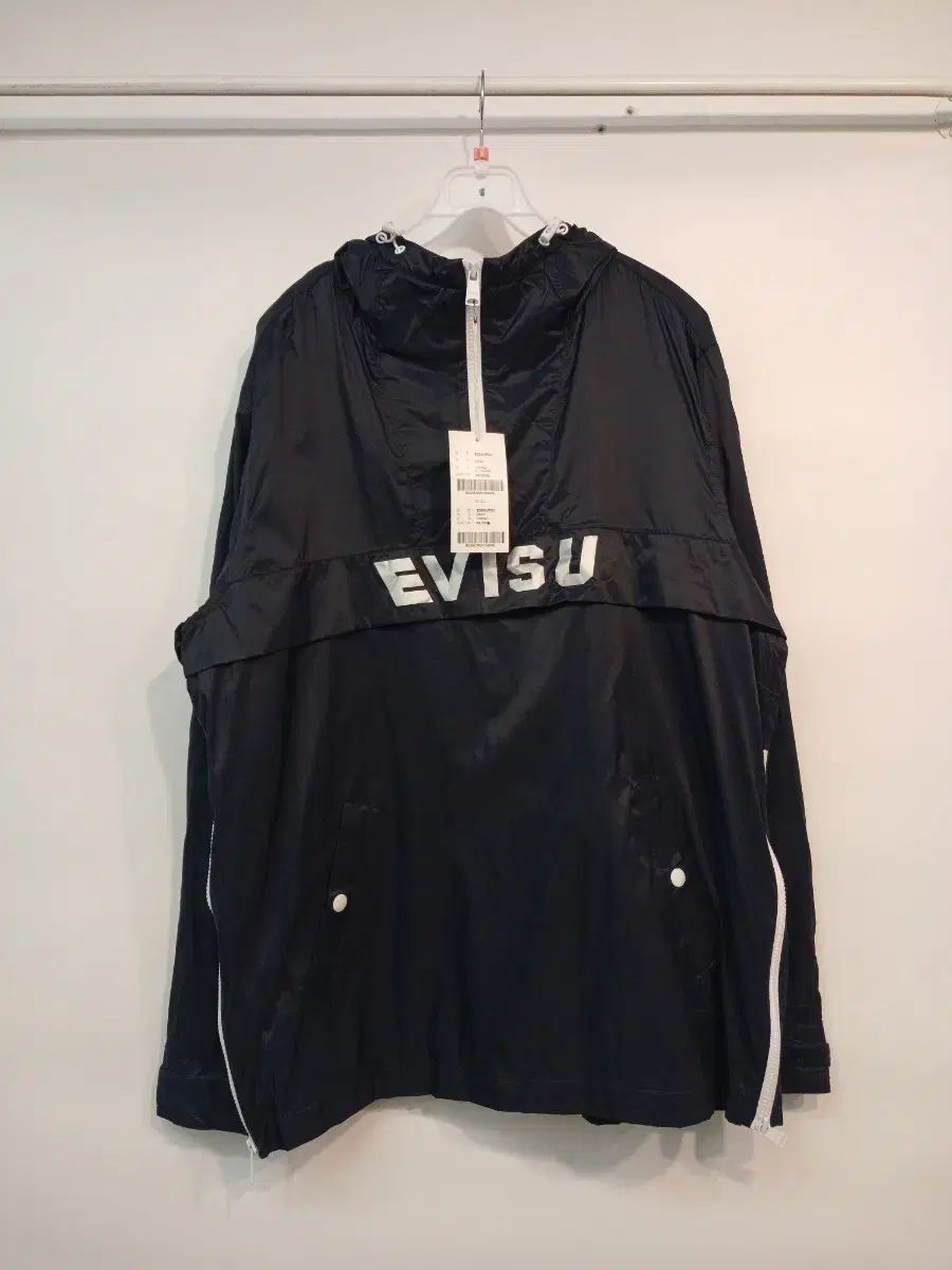 391 男性/ 105 EVISU(エヴィス) ハーフジップ ウインドブレーカー