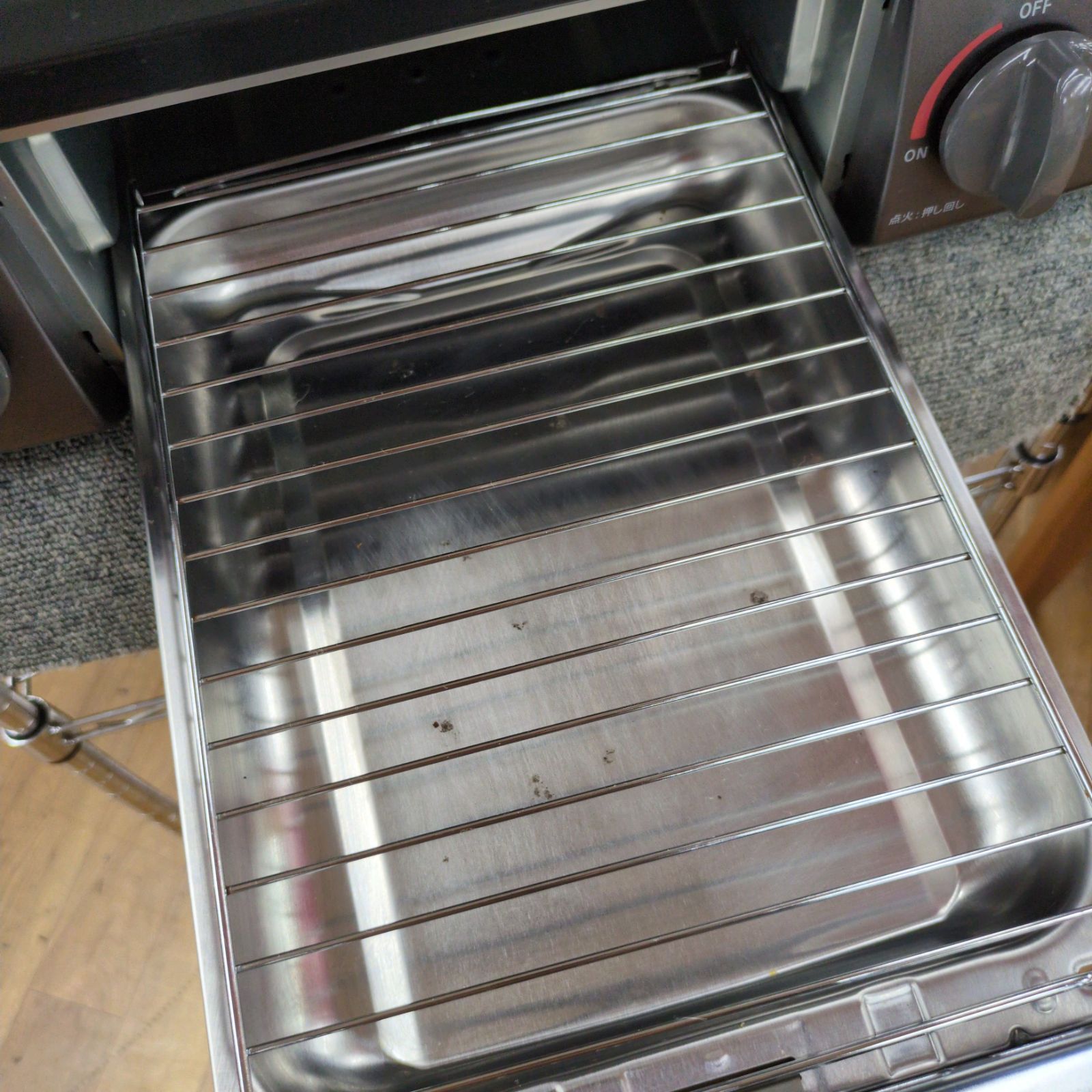 J578☆Rinnai☆都市ガスコンロ☆水無し片面焼きグリル