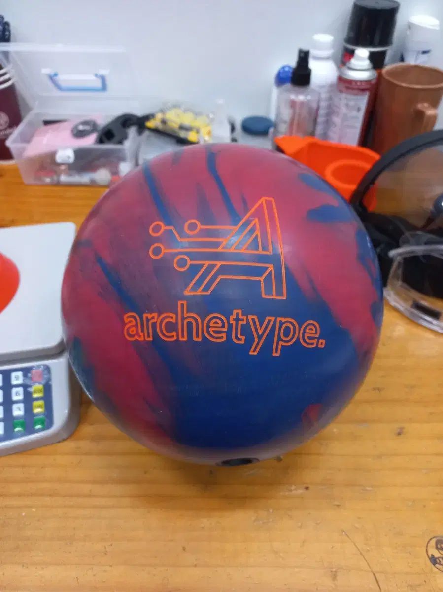 ボーリングボール 15p ツーフィンガー アキタイプ