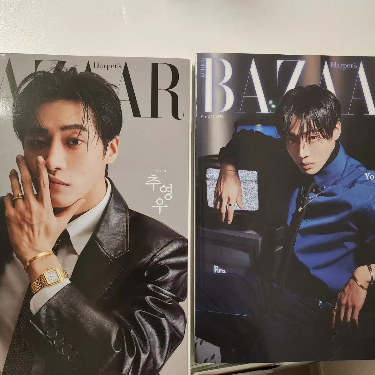 Harper s BAZAAR 3 月次発行 チュ ヨンウ フォトカードあり まとめ売り