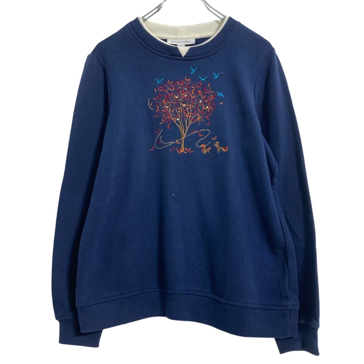 breckenridge ロゴ スウェット トレーナー レディース S breckenridge ロゴ スウェット トレーナー レディース S