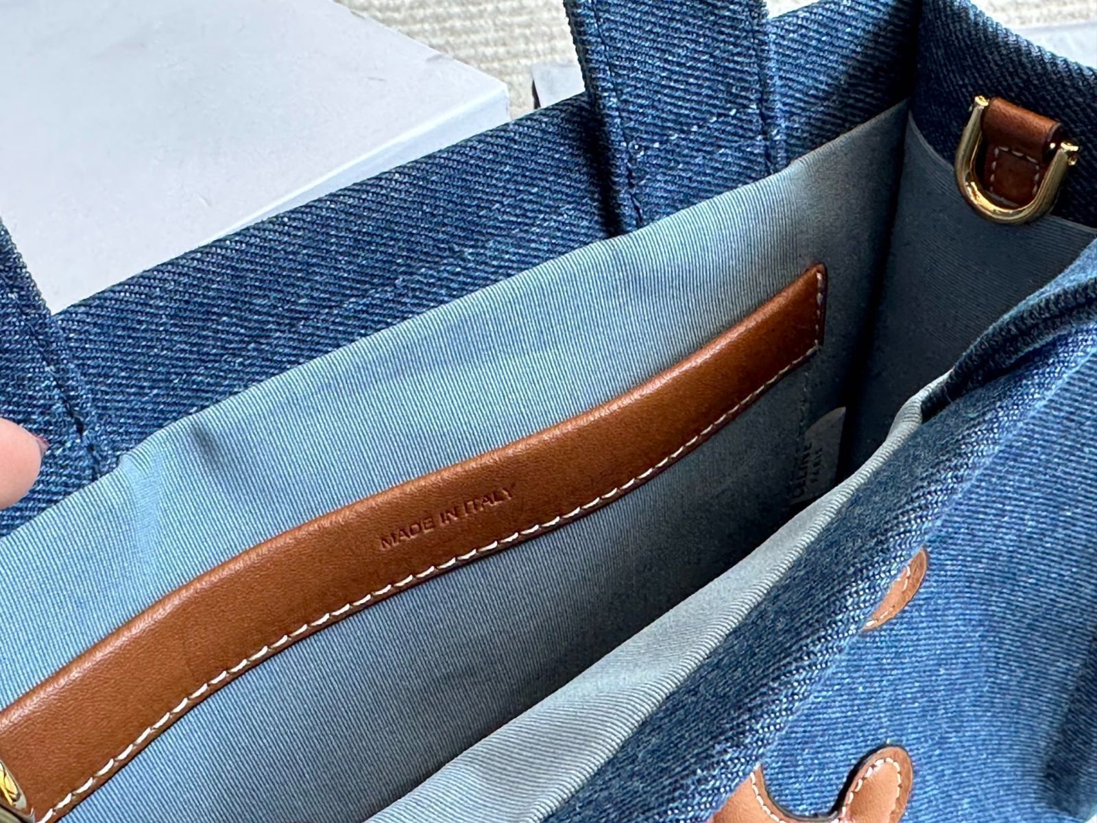 デニム素材 25×18cm